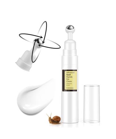 Snail Peptide Under Eye Cream - 73% Snail Mucin & 2% Nicotinamide for Dark Circles & Puffiness with 360 Roller Ball | Anti-Wrinkle Eye Treatment - Buy Online on GoSupps.com