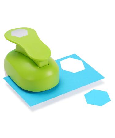 HAUSTGO Hexagon Paper Punch for Paper Crafts