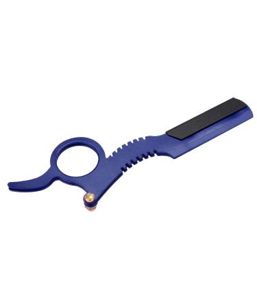 Buy Sonew Retro Barber Razor for Men - Straight Edge Wooden Handle Replaceable Blades & Beard Styling Set (Blue) - International Shipping Available - Buy Online on GoSupps.com