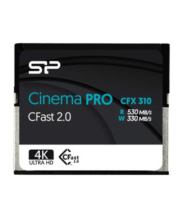 SP 256GB CFast2.0 CinemaPro CFX310 Memory Card, 3500X and up to 530MB/s Read, MLC, for Blackmagic URSA Mini, Canon XC10/1D X Mark II and More