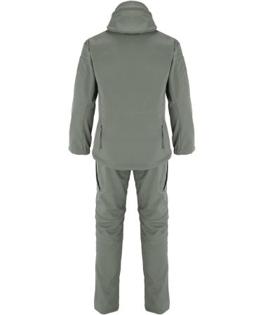 Hanxiulin Men's Long Jogging Suit - Cotton Sports Training Suit for Autumn & Winter | Leisure Clothes & Sweat Jacket in Gray - XXL - Buy Online on GoSupps.com
