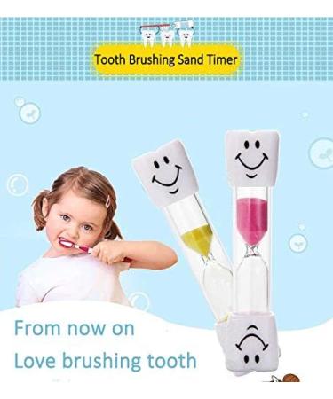 Hostk 7pcs Hourglass Toothbrush Timer Set for Kids - Fun Gift & Classroom Decoration - Buy Online on GoSupps.com