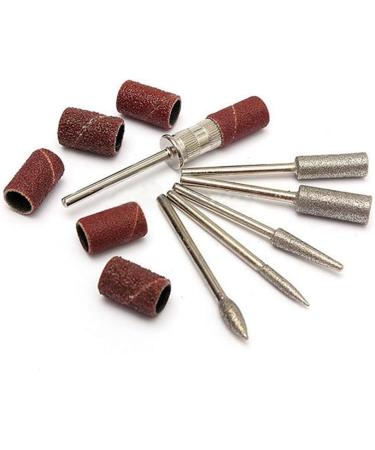 Drill Bits Kit for Nails 12 Pieces 2.35 MM Diamond Drill Bits for Wood Metal Nails Shape Carve Polish Efile Pedicure Manicure Home Salon Accessories - Buy Online on GoSupps.com