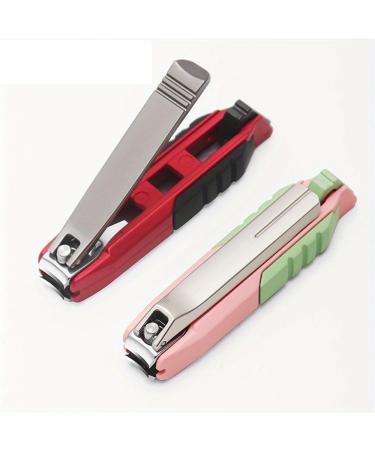 Multi-Functional Advanced Nail Clippers Anti-Splash High-Grade Manicure Nail Clippers Cutter Finger Clippers Single Nail (Color : Pink Nail Clipper) - Buy Online on GoSupps.com