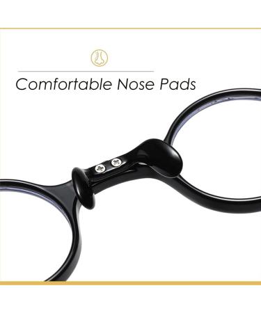 TR Retro Round Reading Glasses - Anti Blue Light Comfortable 3.0x Mini Specs for Men & Women - Shop Internationally - Buy Online on GoSupps.com