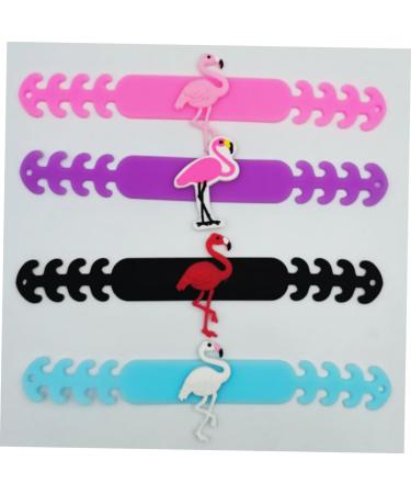 Healeved 24 Pieces Flamingo Anti-Strangle PVC Band Masks with Ear Buckles & Adjustment Hooks - Earth Tones Lip Gloss Included | International Shipping - Buy Online on GoSupps.com
