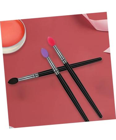 FRCOLOR 5pcs Eye Shadow Brush Gel Eyeliner Pencil Silicone Eye Brush Eyeshadow Cosmetic Handle - Buy Online on GoSupps.com