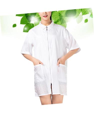 TOVINANNA Hairdresser Clothes Hair Dyeing Clothess Hairdresser Uniform Beauty Salon Uniform Technician Overalls 83X63cm - Buy Online on GoSupps.com
