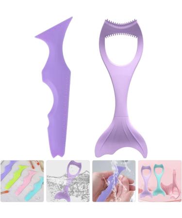 FOMIYES 2pcs Lash Mascara Lash Tool Lipstick Makeup Tool Eyeliner Make up Aids Auxiliary Eye Shadow Usb Miss Purple - Buy Online on GoSupps.com