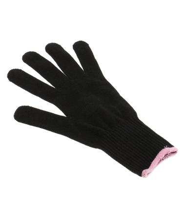 Heat Resistant for Flat or Curling Irons & Other Hot Hair Styling Tools - Black
