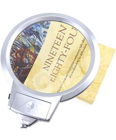 Magnifying 2X / 5X ABS + Metal Hose Adjustable Desktop Magnifier Standing Style with LED Light for Jewel Repair Made in China - Buy Online on GoSupps.com