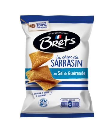 BretS - Chips de Sarrasin Nature au Sel de Gu rande 120g - Saveur authentique pour un ap ritif gourmand - Lot De 6