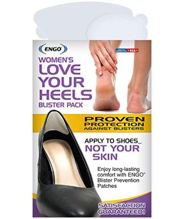 Engo Women's Love Your Heels Blister Pack Blister Prevention Patches