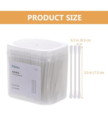 FOMIYES Reusable Ear & Eyelash Cleaning Sticks - Double-Ended Cotton Swabs Organic Absorbent Cotton for Babies | Shop Internationally - Buy Online on GoSupps.com