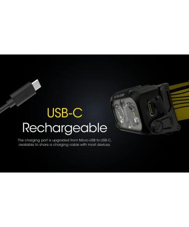 Nitecore NU25 400 USB-C Rechargeable Headlamp - Lightweight Dual Beam with Red Lighting for Hiking, Climbing, Camping - Lumentac Organizer - Buy Online on GoSupps.com