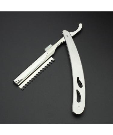 Beaupretty Stainless Steel Razor Holder for Men | Durable Hairdresser Shaver & Blade Stand | Perfect Face Razor Knife Holder for Beard Care - Buy Online on GoSupps.com