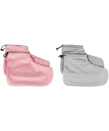 HAPINARY 2 Pairs Gloves Paraffin Accessories Wax Bath Foot Cover Paraffin Wax Bath Booties Guantes Desechables Paraffin Treatment Paraffin Wax Booties Foot Covers Mittens Bulls Hand Pink 28x20cm Pink - Buy Online on GoSupps.com