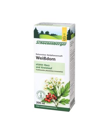 Schoenenberger Windthorn Juice - 200ml | Pure Natural Medicinal Plant for Cardiovascular Support | Free Shipping Worldwide - Buy Online on GoSupps.com