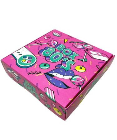 123bonbon Mini Box of 80s Sweets - 13 different flavors to rediscover the joy of 80s sweets - 280g assortment of candies