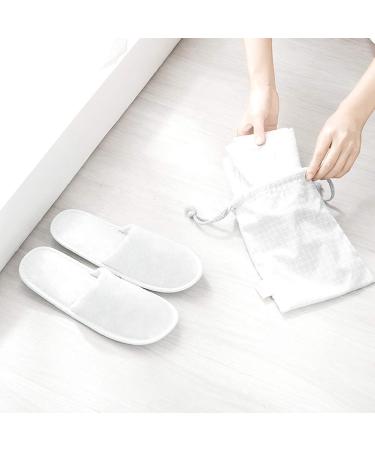 24 Pairs Cotton Velvet Closed Toe Spa Slippers - Disposable, Fit for US Men Size 10 and Women Size 11 - Perfect for Hotels, Homes, and Guests - Buy Online on GoSupps.com