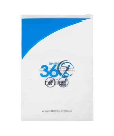 360 RELIEF Wrist and Thumb Support for Arthritis and Joint Pain - 1 Pair Medium Black with Mesh Laundry Bag - Buy Online on GoSupps.com