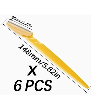 6-Piece Eyebrow Razors & Face Trimmers for Women & Men Precision Shaving Blades - Buy Online on GoSupps.com