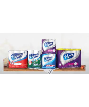 PAPEX COMFORT TOILET PAPER STRONG TOILET TISSUE 8 MEGA ROLLS (8 MEGA ROLLS 32 REGULAR ROLLS) 242 SHEETS PER ROLL - Buy Online on GoSupps.com