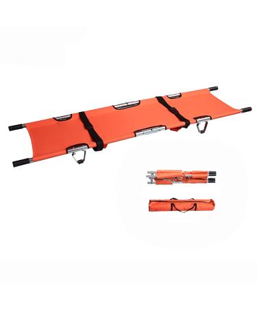 Emergency Rescue Stretcher Foldable Aluminum Alloy Patient Transfer Medical stretcherHospital/Clinic/Family/Portable fire Rescue Stretcher for Sports Fields