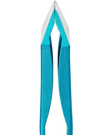 Rubis Switzerland Tweezer Sweezer 2.0 - Slanted Eyebrow Tweezers - Handcrafted Precision Aluminium eco Tweezers - Blue - Buy Online on GoSupps.com
