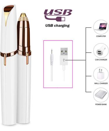 Automatic Eyebrow Repair Mini Scraping Eyebrow Knife Cute Eyebrow Trimmer for Personal Care Gold 1 Piece - Buy Online on GoSupps.com