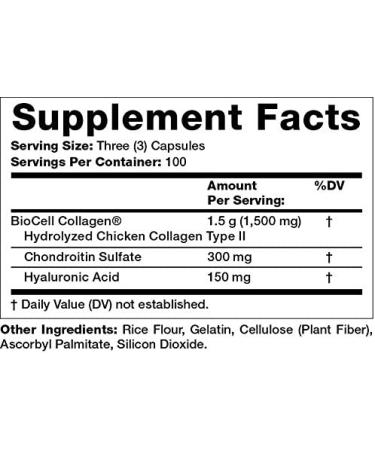 â€œOlympian Labs Biocell Collagen II 1500mg - 300 Non-GMO Capsules for Skin & Joint Health | Gluten-Free, Allergen-Freeâ€‌ - Buy Online on GoSupps.com