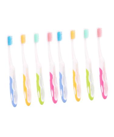 Minkissy 24 STK travel toothbrush Tool for mouthpiece folded toothbrush manual medium toothbrushes for adult elastic rays mini caterpillar accessories Korean version travel