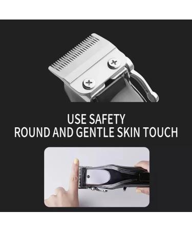 Professional Cordless Hair Clippers - Rechargeable Men s Hair Trimmer with Adjustable Cutting Lever & LCD Display | Best Barber Shop Tools - Buy Online on GoSupps.com
