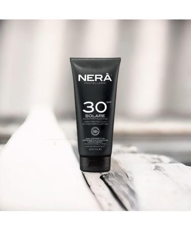 NERA Pantelleria High Protection SPF 30 Sunscreen: Water-Resistant Vitamin Enriched with UVA & UVB Filters. Age-Defying Body Sunscreen Lotion 200ml for Men and Women - Buy Online on GoSupps.com