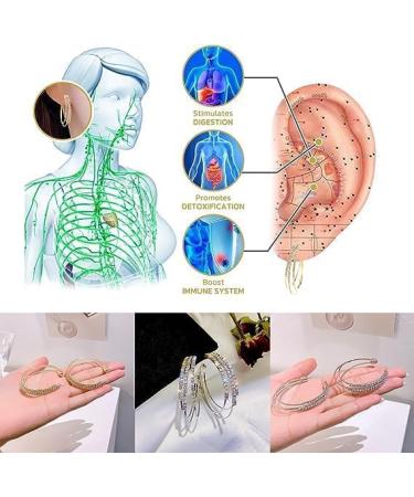 New Lymphatic Earrings for Women Weight Loss Magnetic Earrings for Weight Loss Women Lymphvity Magnetic Therapy Earrings (2PCS-B) - Buy Online on GoSupps.com