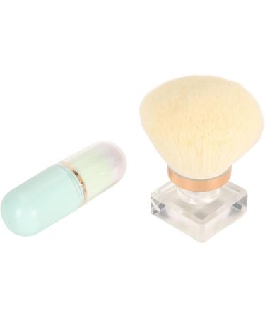 Thickened Casting Blue Capsule Brush for Blush and Powder Application Soft Synthetic Fiber Brushes with Elegant Design - Buy Online on GoSupps.com