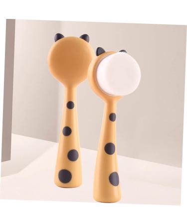 Manual Face Brush Exfoliating Nose Scrubber Cleansing Brush Face Exfoliator Brush Handle Face Scrubber Manual Facial Brush Rose Gold Ribbon Washbasin Miss The Face Plastic - Buy Online on GoSupps.com