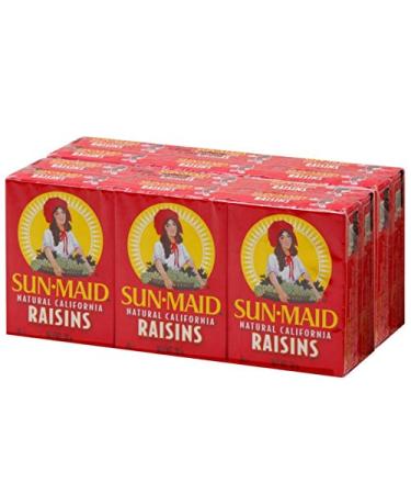 Sun-Maid Mini-Snacks Raisins - 12 x 30g Mini Packs