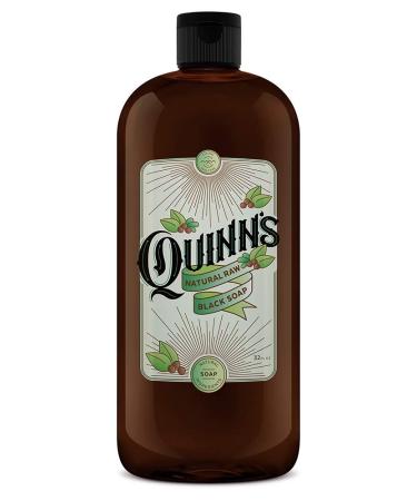 Quinn’s Raw African Black Soap Organic Liquid Body and Face Wash 32 Ounce