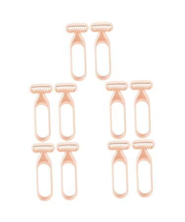 Minkissy 10 pc armpit knives electrical body shaver bikini razor facial tools. Portable electric shaver legs Elegicians women arm razor resin indifferent blade Miss