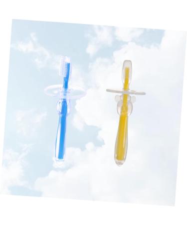 Buy Soesfoufu 2-St Bristle Toothbrush Toy for Children - Silicone Baby Finger Toothbrush & Healthcare Solution for Toddlers - International Shipping Available - Buy Online on GoSupps.com