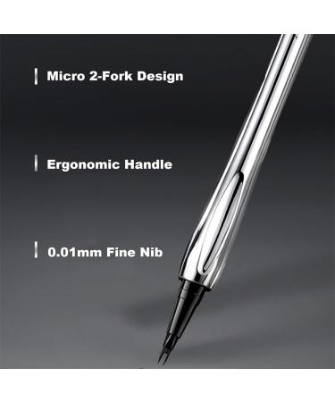 Cooklesa Eyebrow Two-Pronged Eyebrow Pencil Natural Waterproof Eyebrow Pen With Microfine Tip 2024 Upgraded Natural Brows Eyebrow Pen 3D Waterproof Microblading Eyebrow Pen (Light Brown) - Buy Online on GoSupps.com