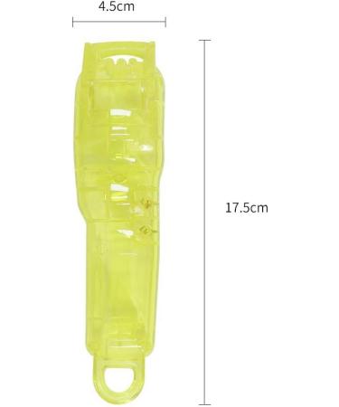 Aiwjeakh 1Set Light Yellow Hair Clipper Back Housing Cover Clear Front Lid for Hair Trimmer Tools Kit - Buy Online on GoSupps.com