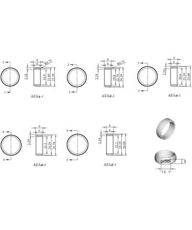 Proof Men's Silicone Wedding Ring in Black - Durable and Stylish - Buy Online on GoSupps.com