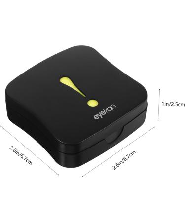 Solustre Portable Contact Lens Case | Clear Container & Holder for Easy Travel | Stylish & Cute Glasses Case - Buy Online on GoSupps.com