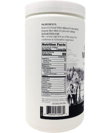 Capra Mineral Complex | Grass-Fed Goat Whey Extract | 1000mg Potassium, 240mg Calcium | Bioavailable Multimineral Supplement (675g) - Buy Online on GoSupps.com