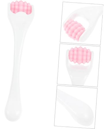 Silicone Face Roller - Beauty Tool for Firming & Massaging | Portable Pink Facial Massager | International Shipping - Buy Online on GoSupps.com