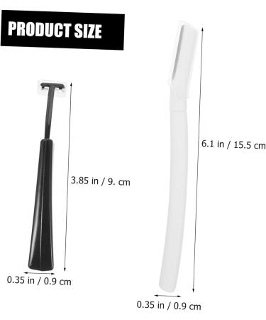 Balacoo 8 Sets Portable Eyebrow Trimmer & Brow Razors - Stainless Steel Beauty Tools for Women & Men Grooming - Buy Online on GoSupps.com