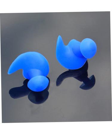 Garneck Silicone Swimming Earplugs & Nose Clip Set - Blue Mute 5 Pairs | Pool Accessories - Buy Online on GoSupps.com