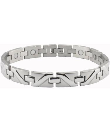 Buy Energetic Stainless Steel Power Dynamic Magnetic Band - Oceanic Welle Uni Silver Polished | Energetix-4You | Size S-XL (16.5 cm) - International Shipping Available - Buy Online on GoSupps.com